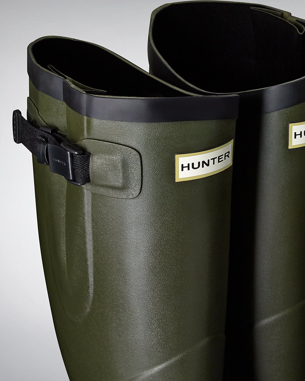 Women Hunter Balmoral Classic | Tall Rain Boots Dark Olive | NZ-69517-EBRM